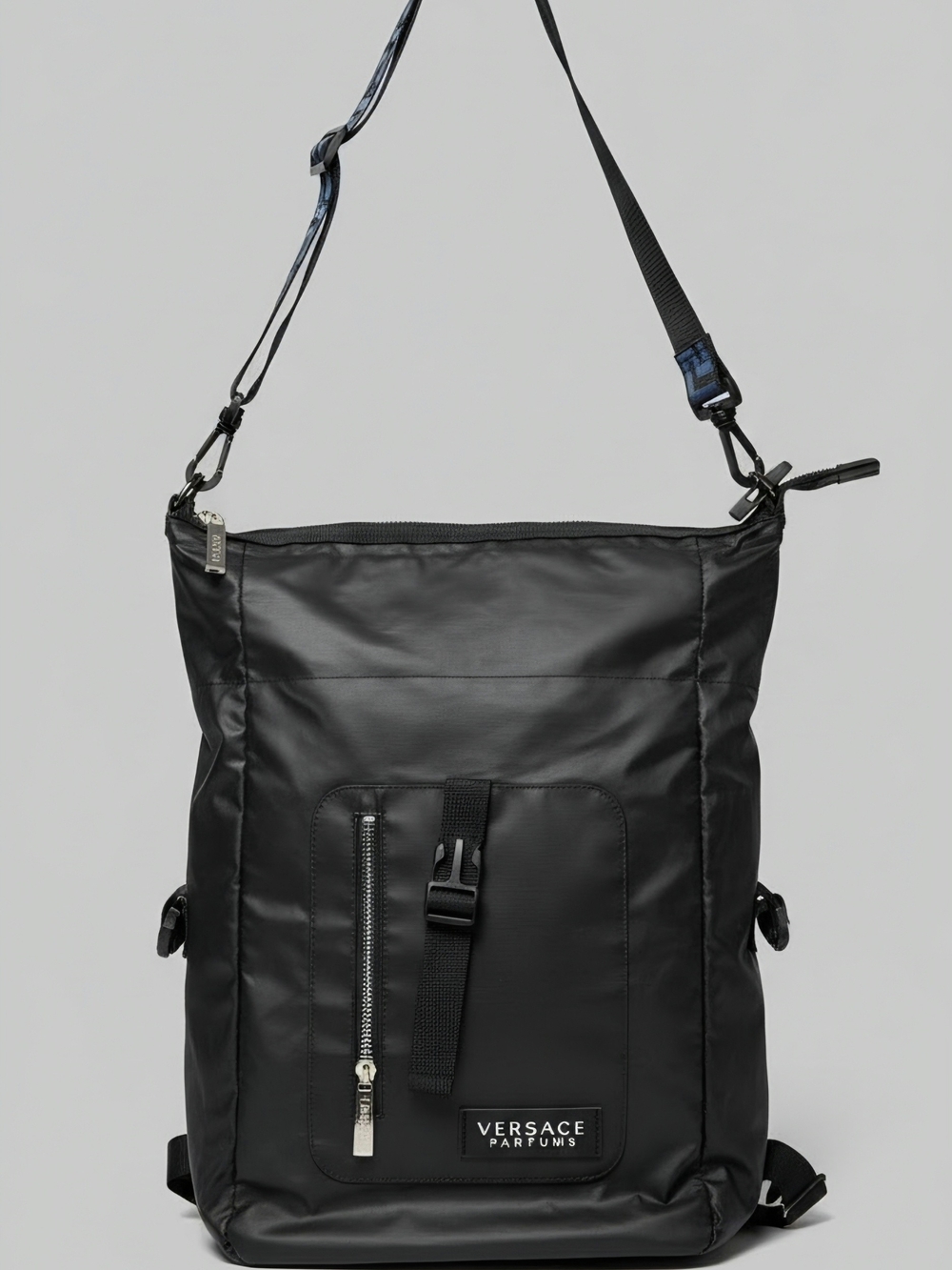 Versace Parfums Black Women's Nylon Backpack